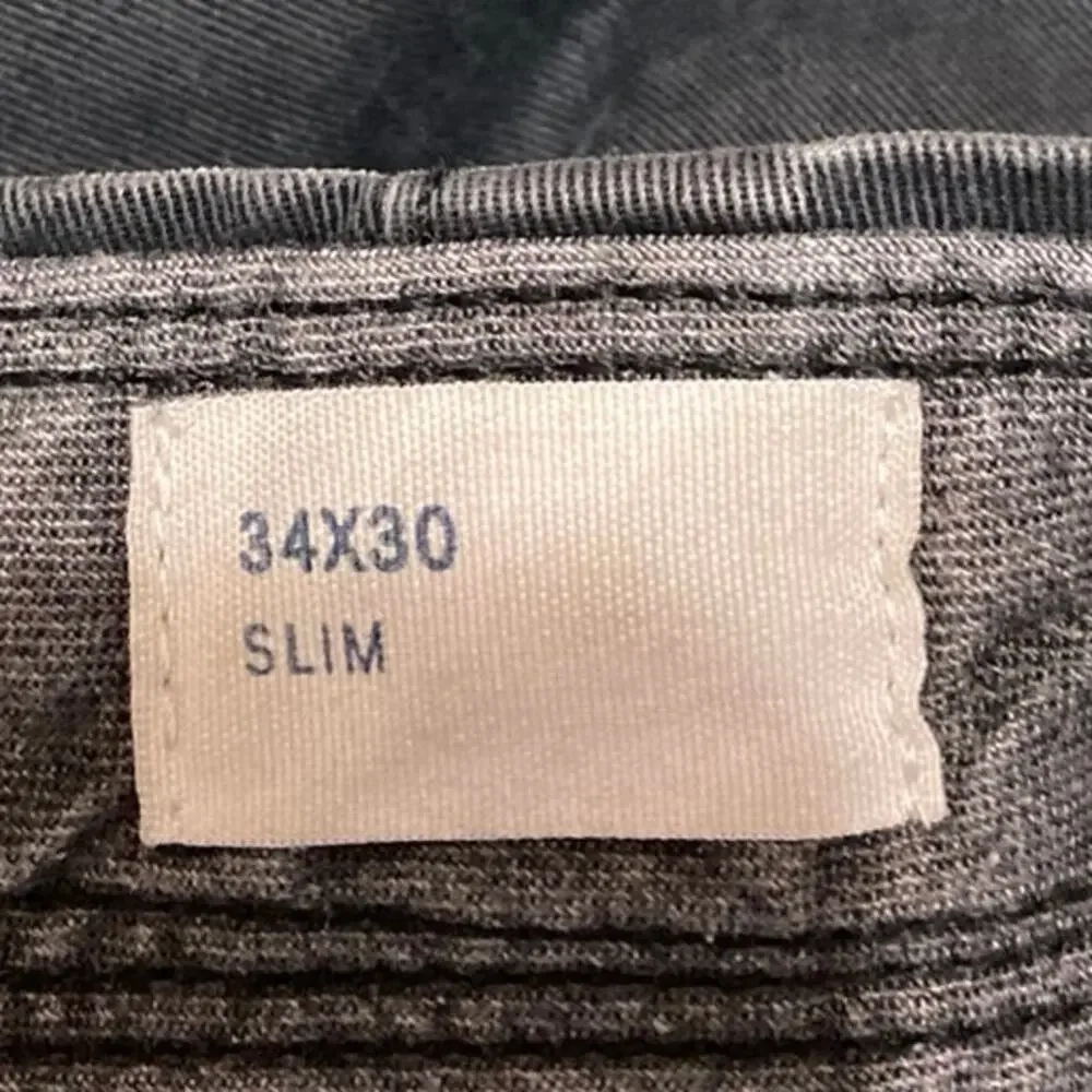 GAP Women's Gray High Waist Straight Skinny Leg Slim Fit Trousers Dress Pants 34